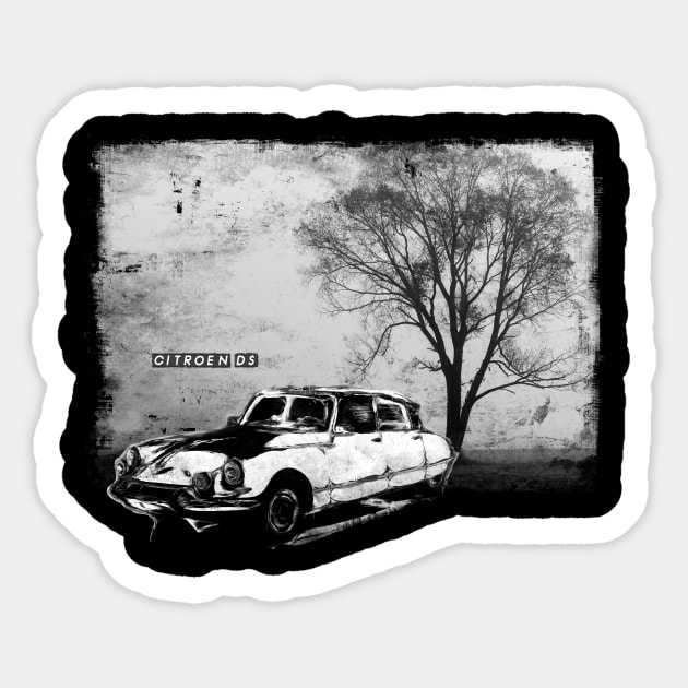 Citroen ds Sticker by ElArrogante